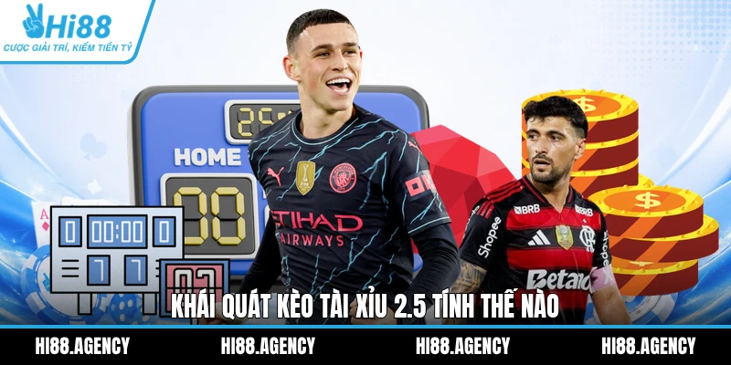Khái quát kèo Tài Xỉu 2.5 tính thế nào